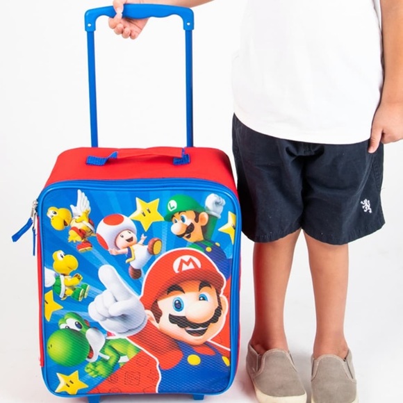 super mario carry on luggage